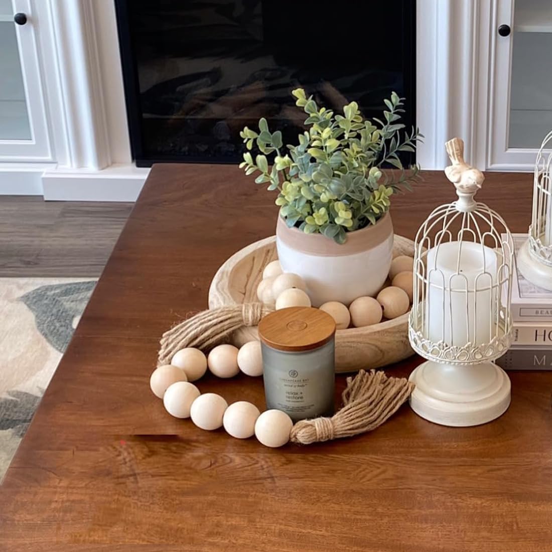 41" Long Farmhouse Tray / Natural