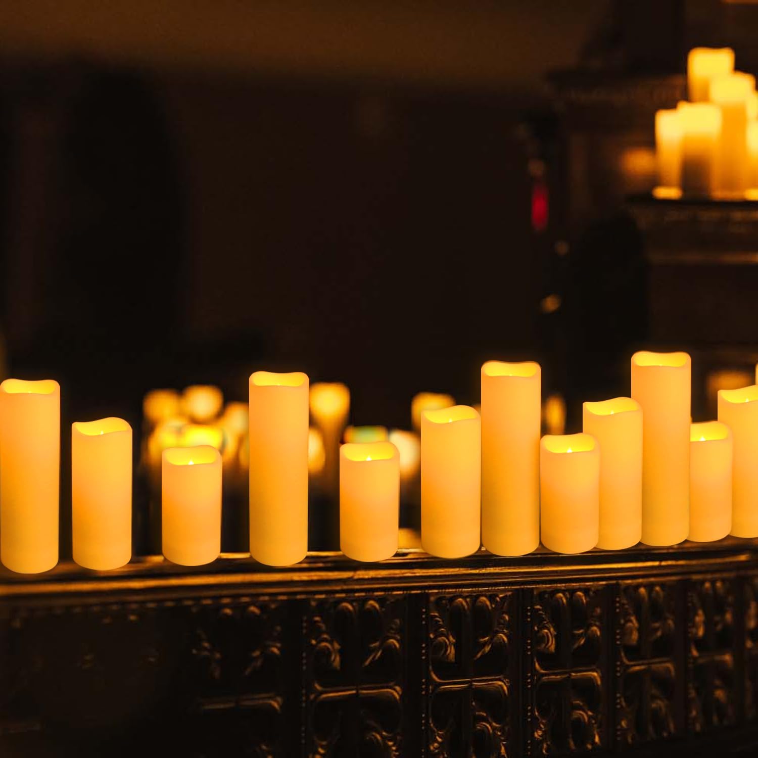 fclayvts 36-Pack LED Flameless Candles with Remote Control - Perfect for Home, Parties, and Special Occasions - Create