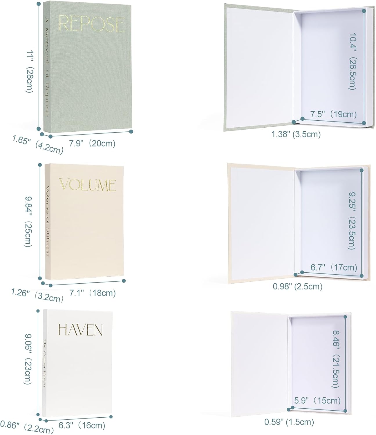 Fake/Faux Books for Photo Storage