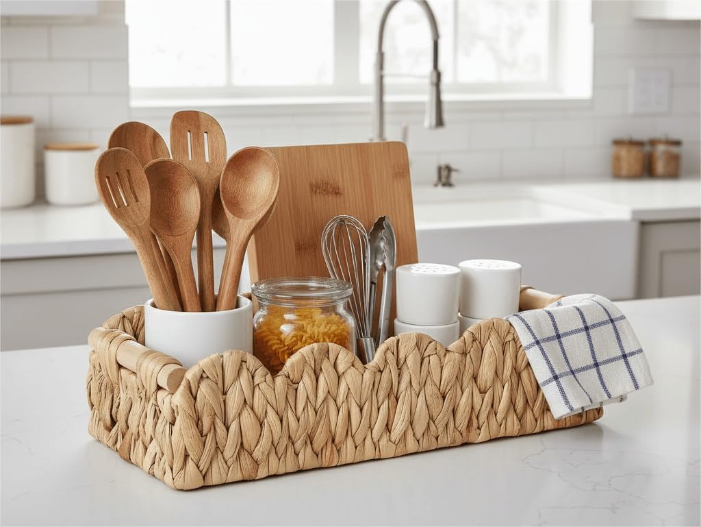 Small Rattan Decorative Basket