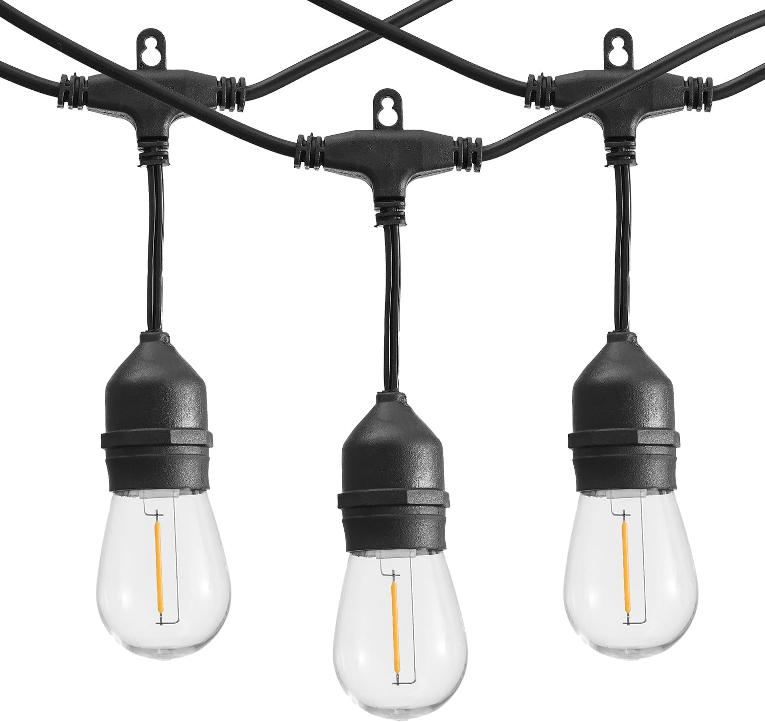 Brightown Outdoor String Lights, 30FT G40 LED IP65 Waterproof Patio Lights