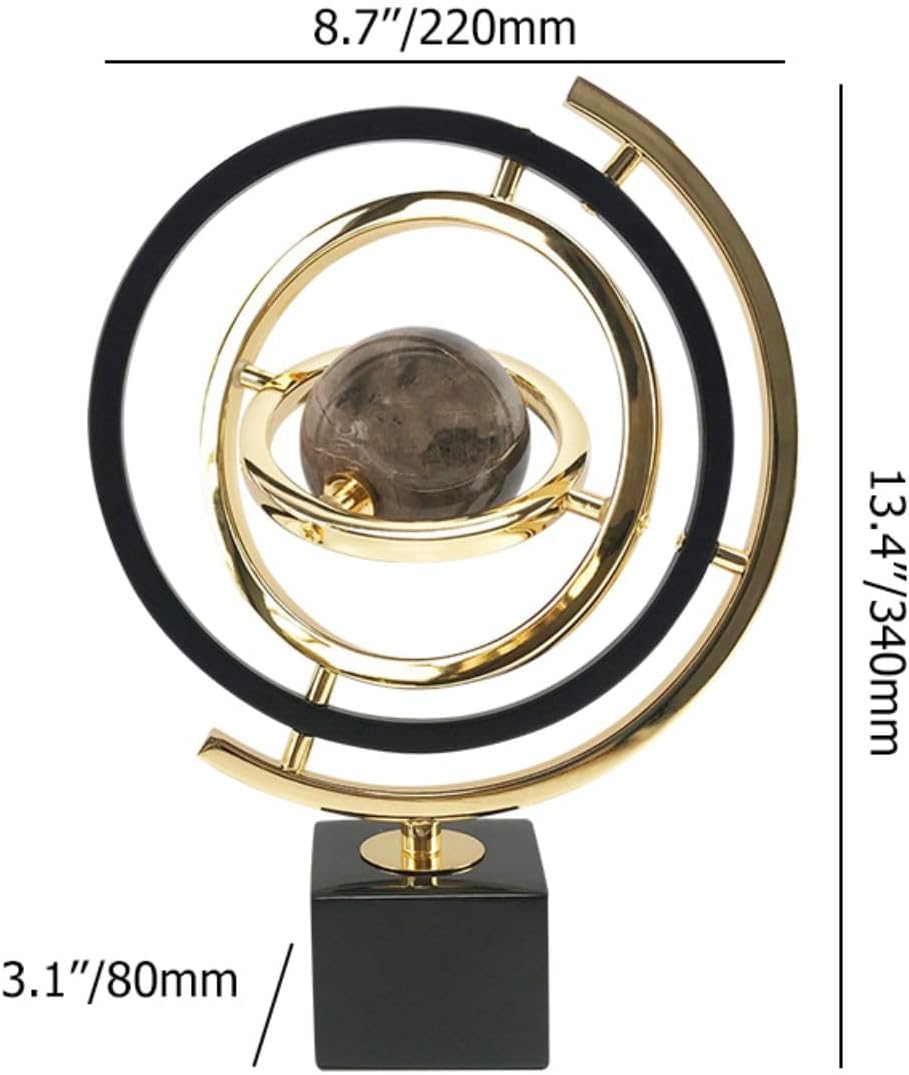 Rectangle Stand & Gold / Art Deco / Black