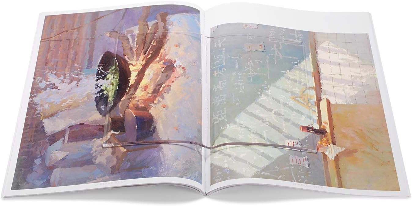 Clear Transparent Bookweight-Bookcover-Pageholder Book Protector (Full/Standard Hardcover Book Size: 12" Wide x 9" Tall)