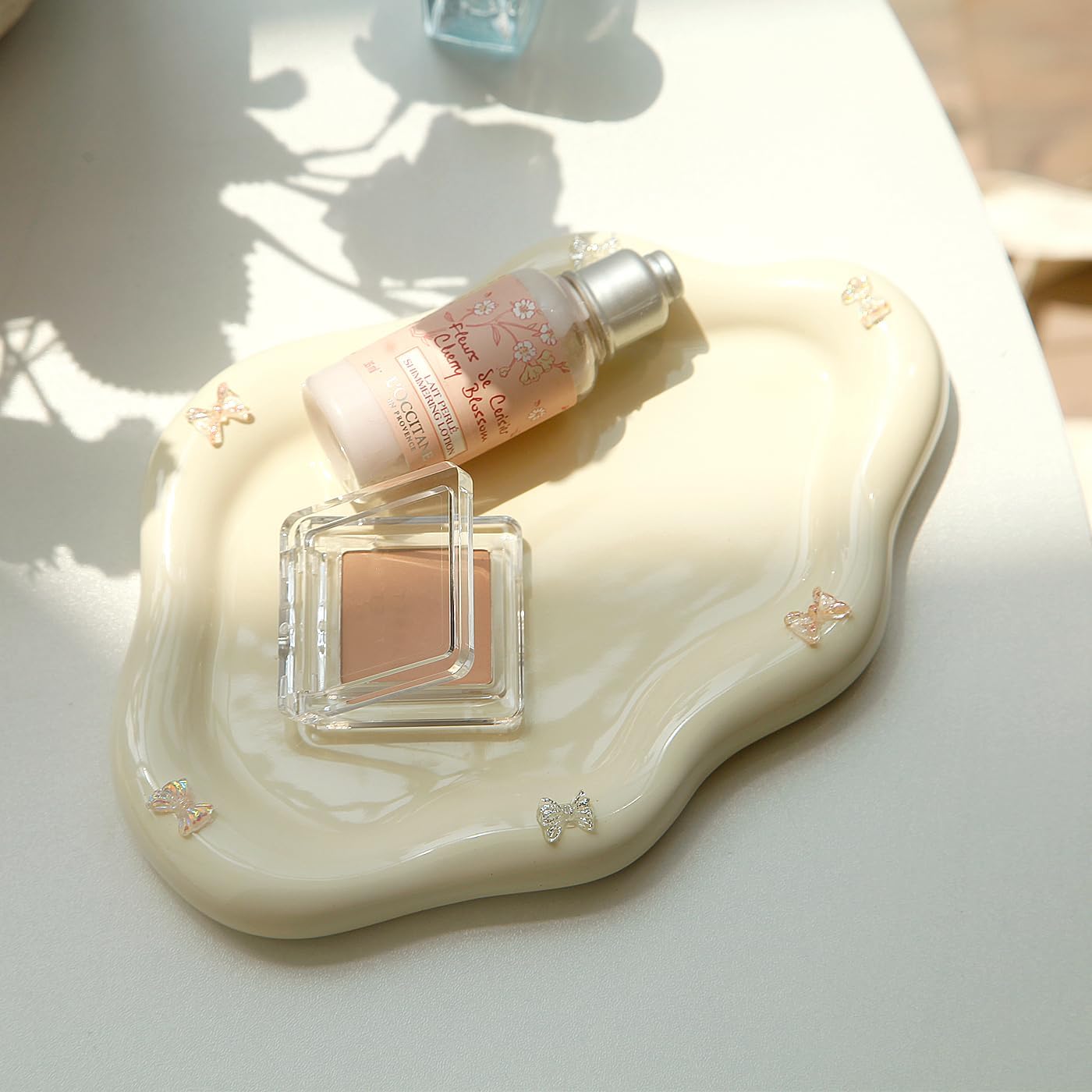 Ring Dish Holder / Bow Cream