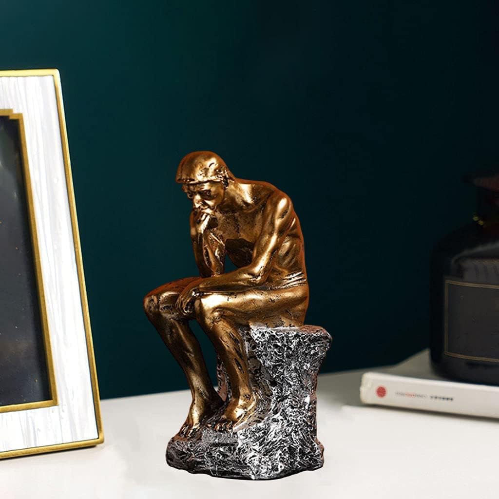 Resin Thinker Statue Thinker Figurine Thinking Man Sculptures