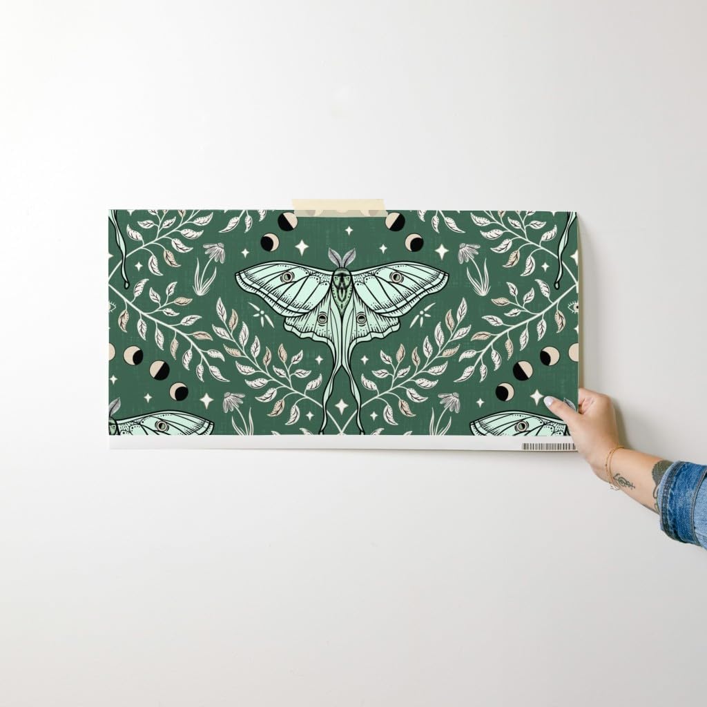 Peel & Stick Wallpaper Swatch / 24 x 12 / Green