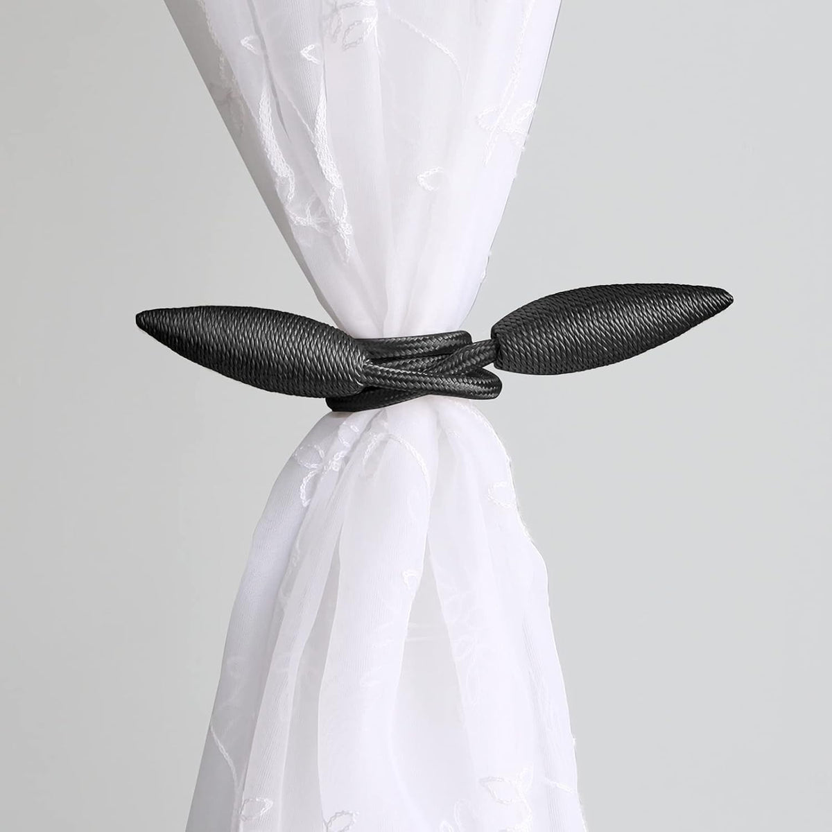 Valea Home 4 Pieces Curtain Tiebacks Clips Creative Window Drape Twist Tie Backs European Style Custom Made Curtain