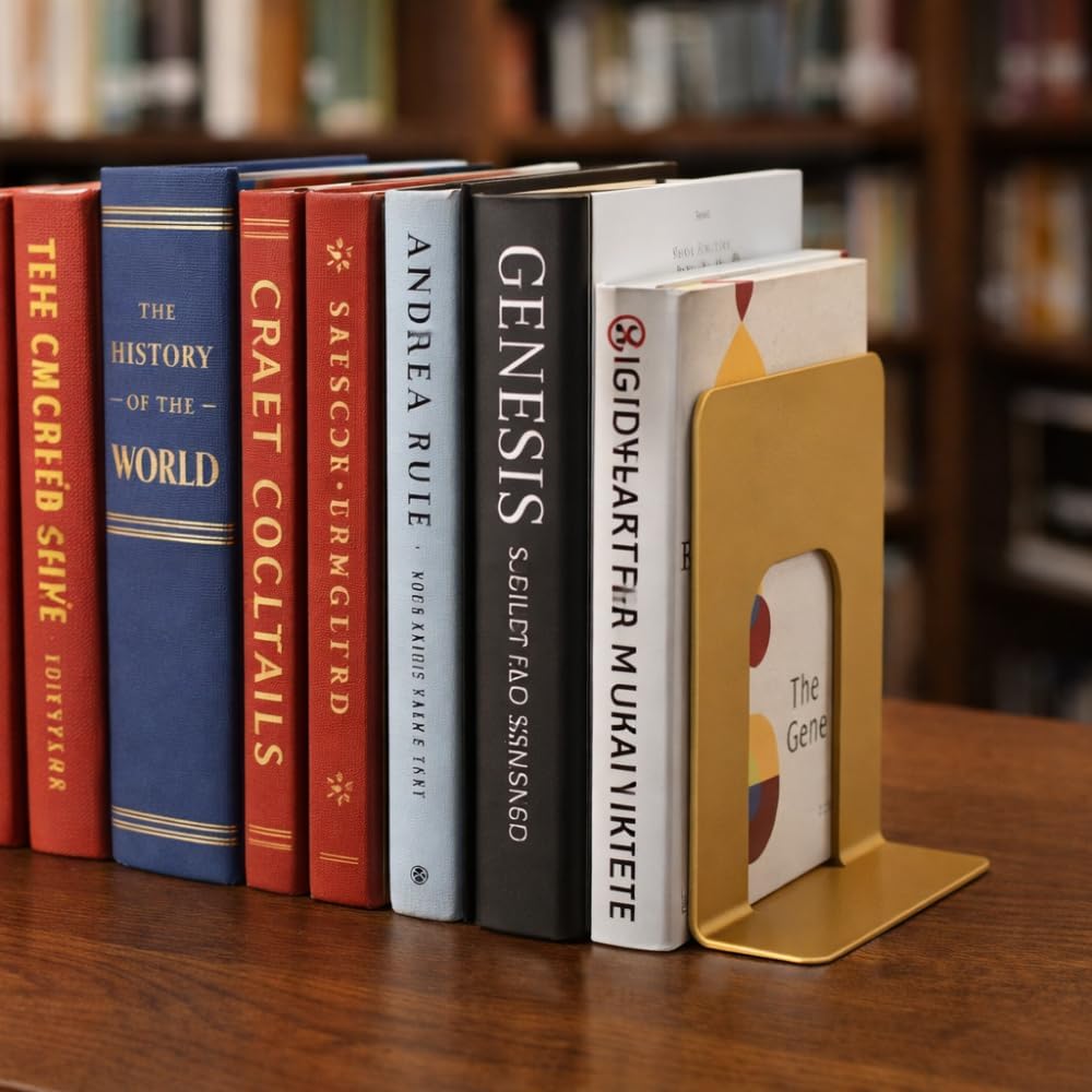 Modern Book Ends / Gold