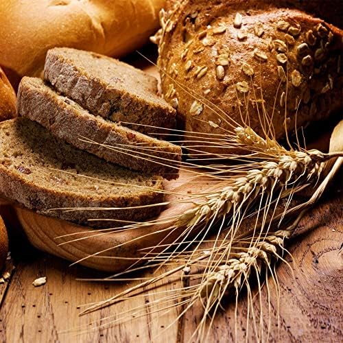 100 Stems Dried Wheat Stalks for Decor Artificial Dried Wheat Sheaves Faux Wheat Stems Natural Wheat Stalks Bundle for Wedding Party Table Centerpiece Harvest Wreath Boho Farmhouse DIY