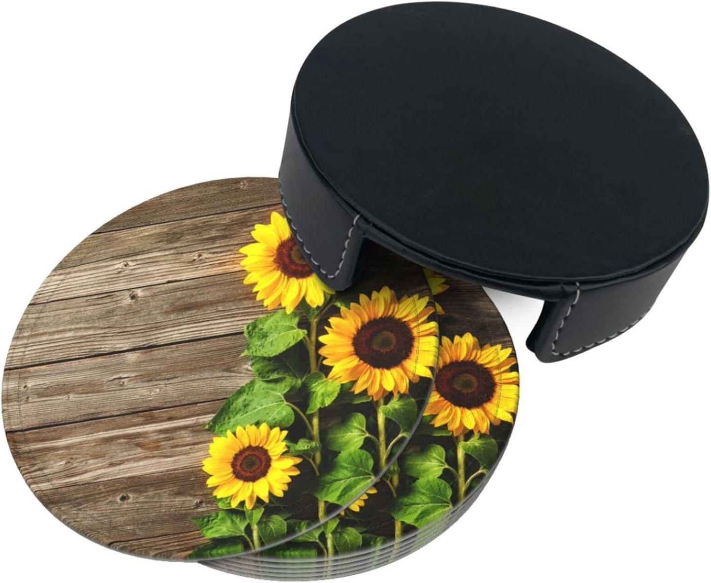 Holder Coaster Sets Drink Table Cup Coasters / Multicolor5 / Set of 6
