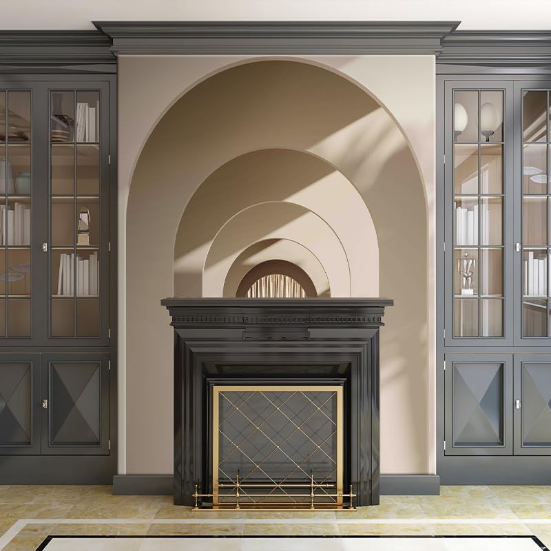 3D Archway Wall Mural Peel and Stick Arch Door Mural Wallpaper Modern / 3d Door / 59" Wx 98" H