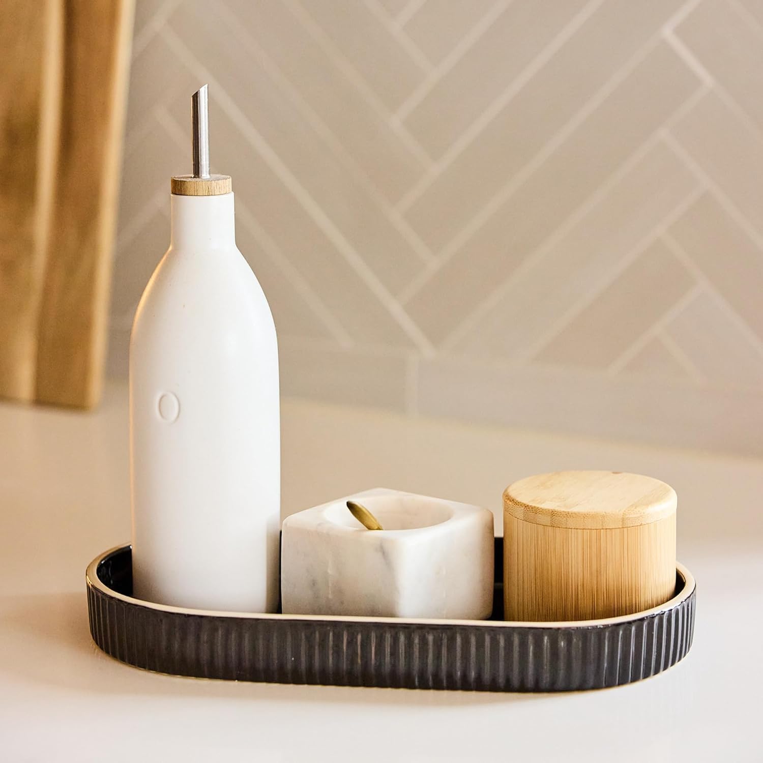 Signature Ceramic Tray / Ink / 12.3 x 6 x 1.3