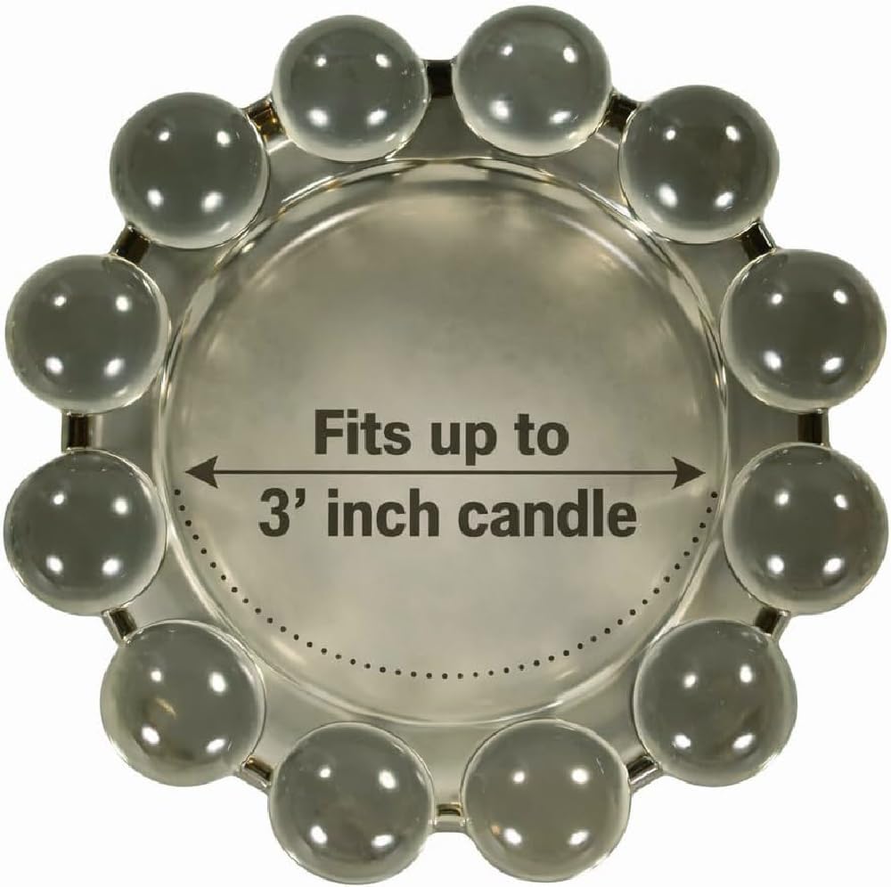 Smoky Glass Decorative Candle Holder / Smoke / Small