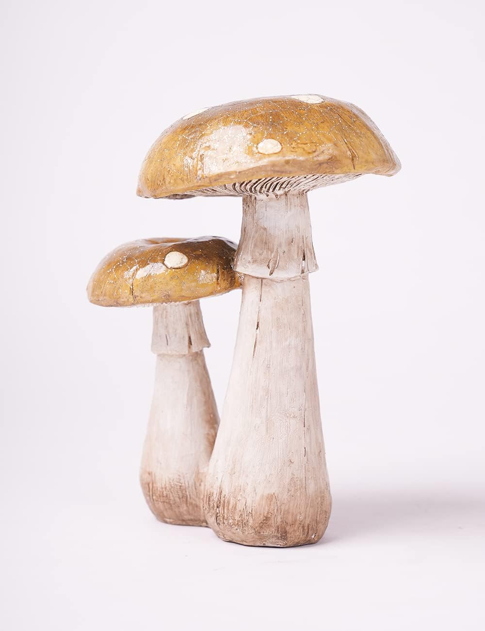 Mushroom Statue Sculpture Fairy Figurine Garden Decor Gift / Set of 3