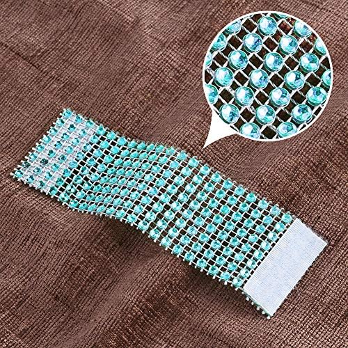 Accmor 100pcs Napkin Rings, Blue Napkin Rings Buckles