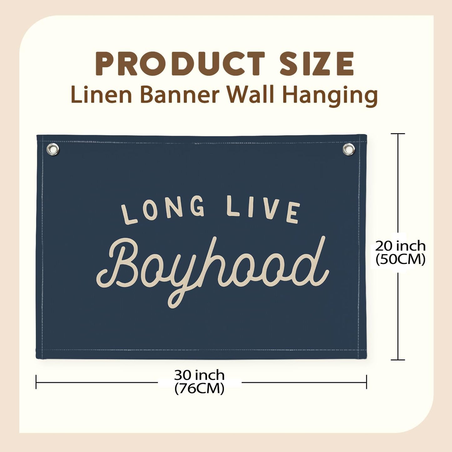 Navy Blue Decor Long Live Boyhood Banner Boy Room Decor / Long Live Boyhood Navy Blue