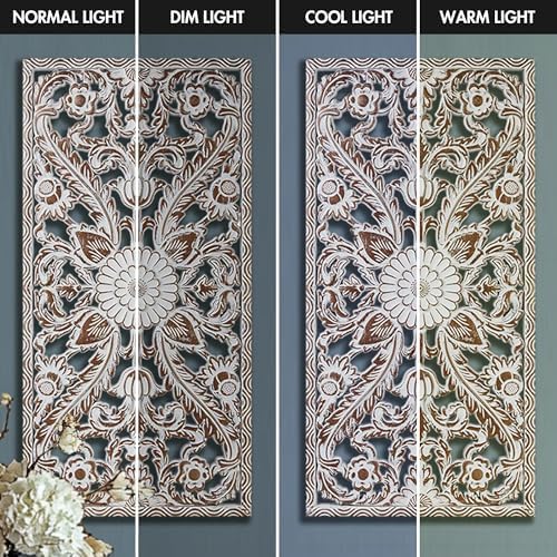 Botanical Panel / Home Accent Modern Kitchen Dining Decoration / Antique Brown / 31.5"L x 15.8"W