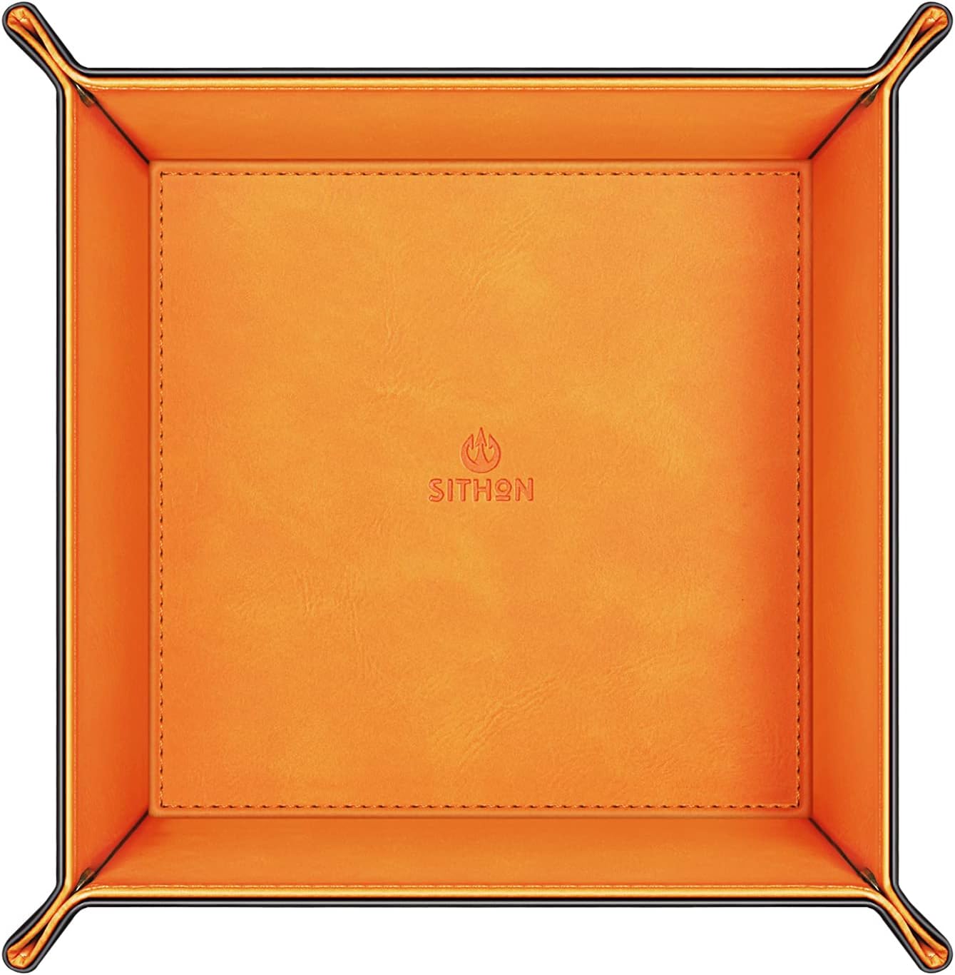 Valet Tray Desktop Storage Organizer / Orange