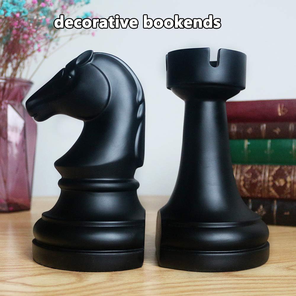 Unique Bookends Decor / Black