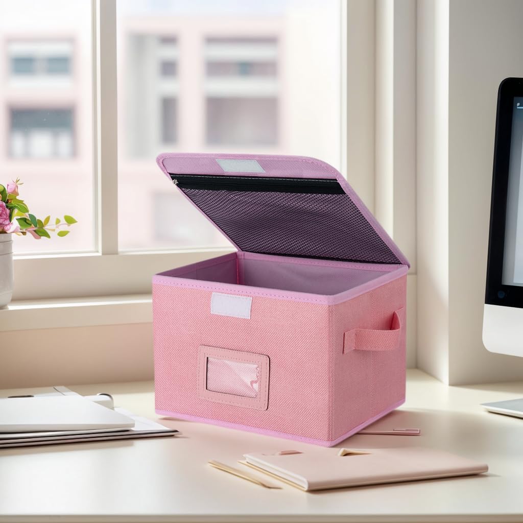 Storage Basket / Organizer Container / Pink