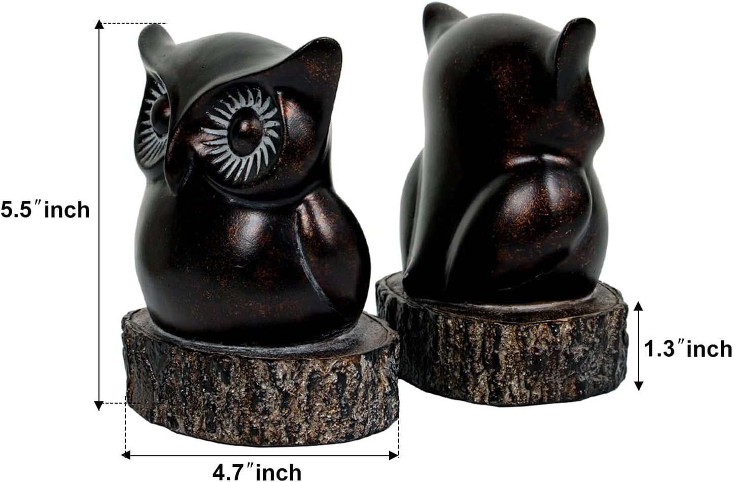 Heavy Bookends / Unique Bookends / Owl Book Ends