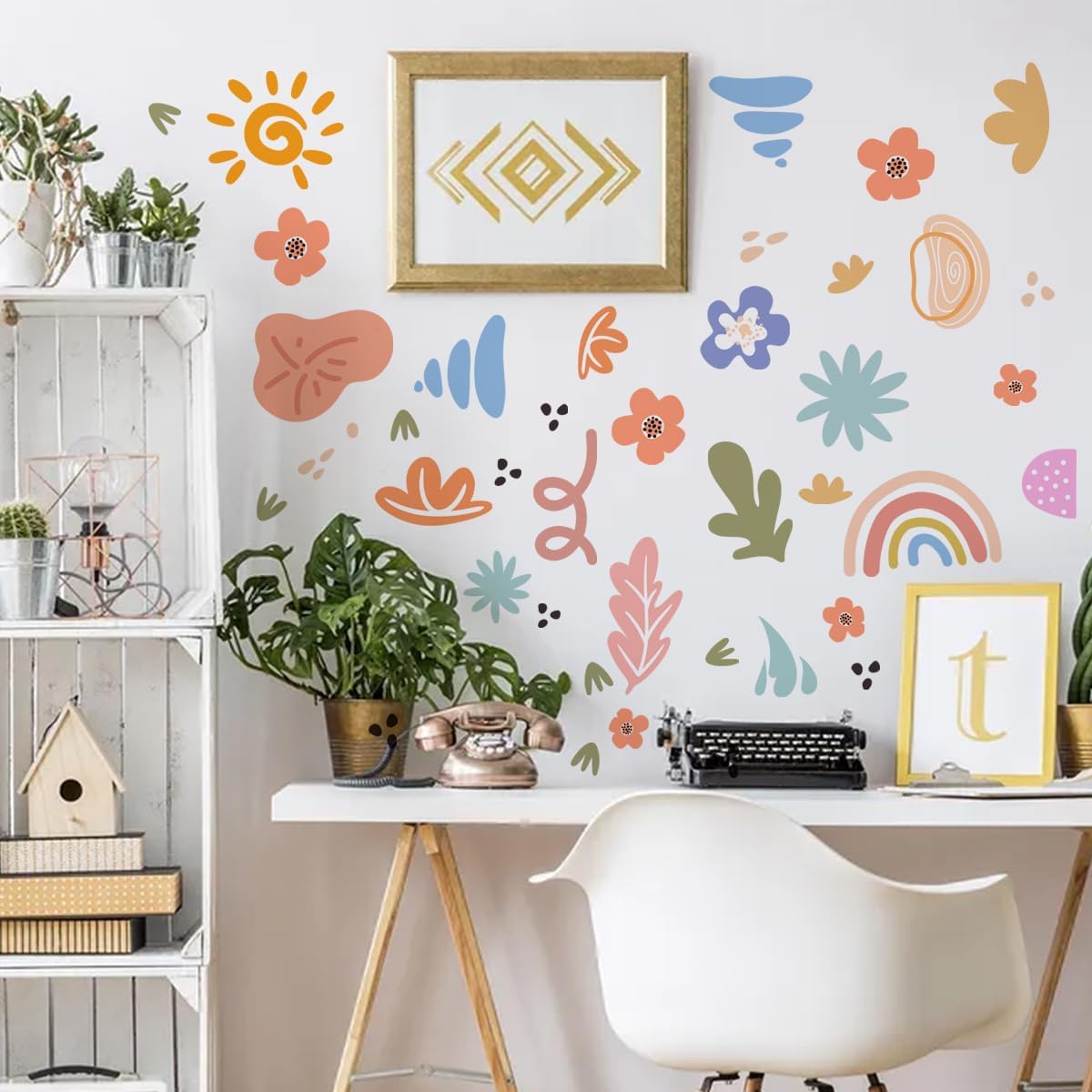 Modern Wall Art Wall Decals / Irregular Wall Stickers-3