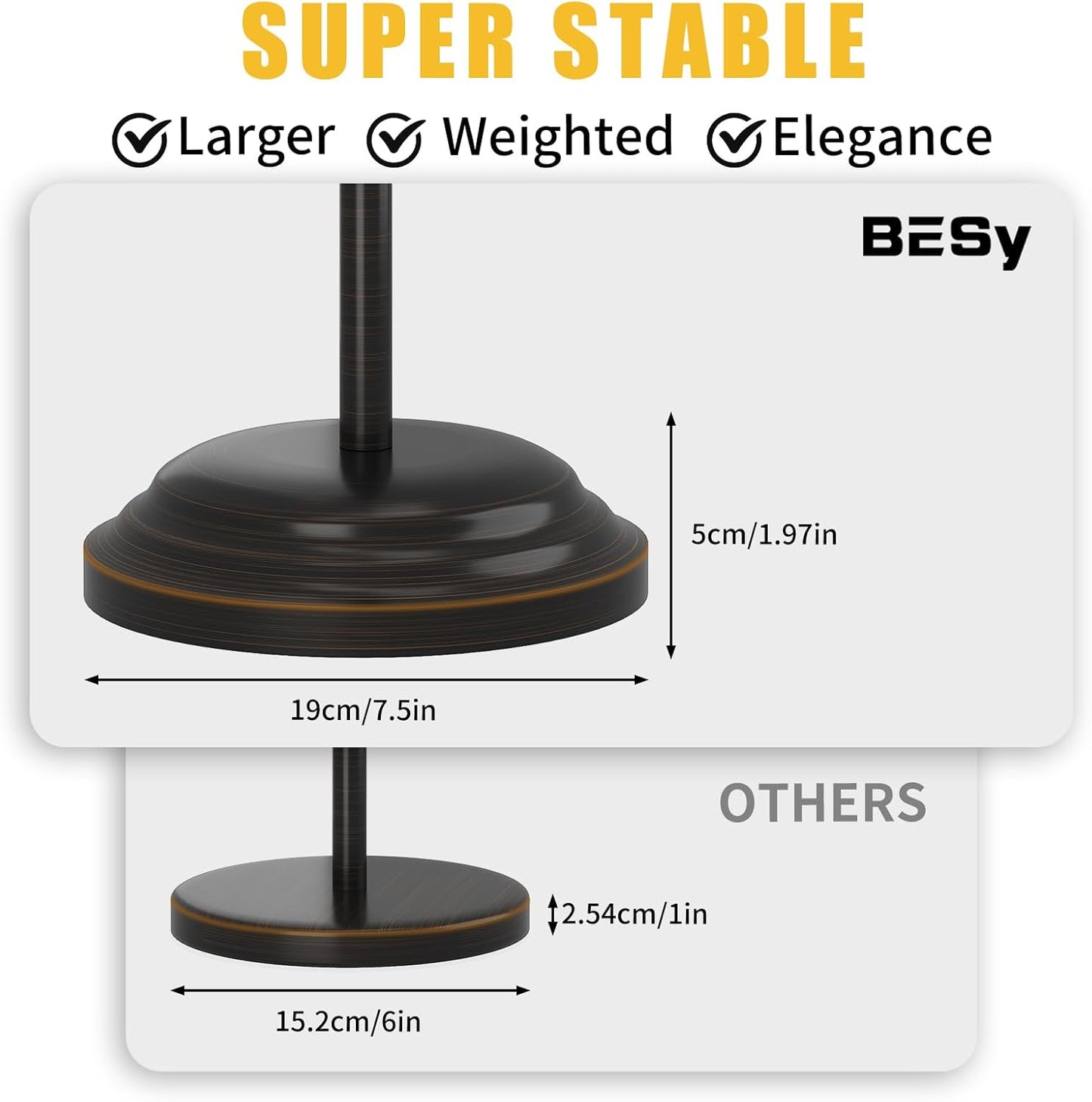 Toilet Paper Holder Floor Stand, Bathroom Freestanding Bronze | Toilet Tissue Roll Holder, Free Standing Rack with