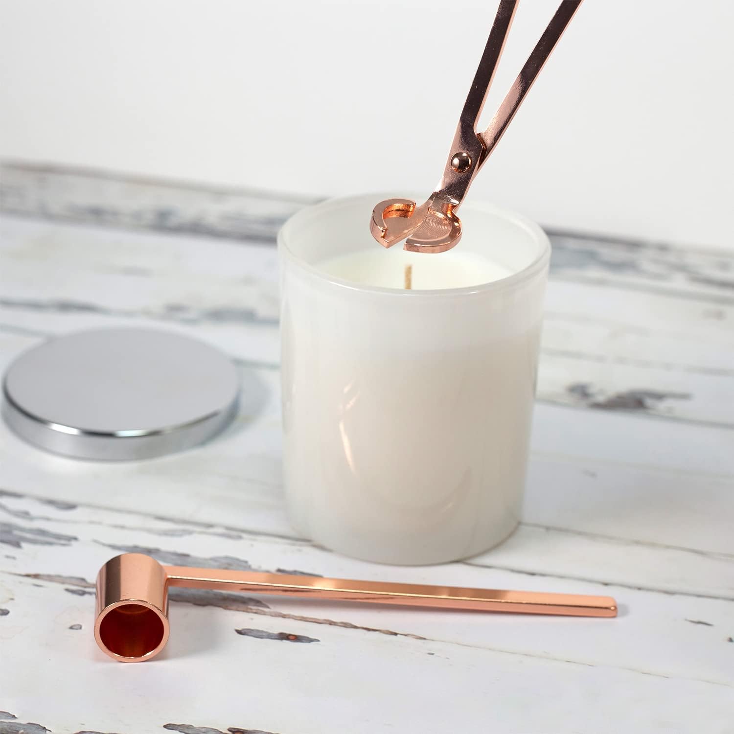 Airy Abode Candle Wick Trimmer and Candle Snuffer Accessory Set – Pick Your Color