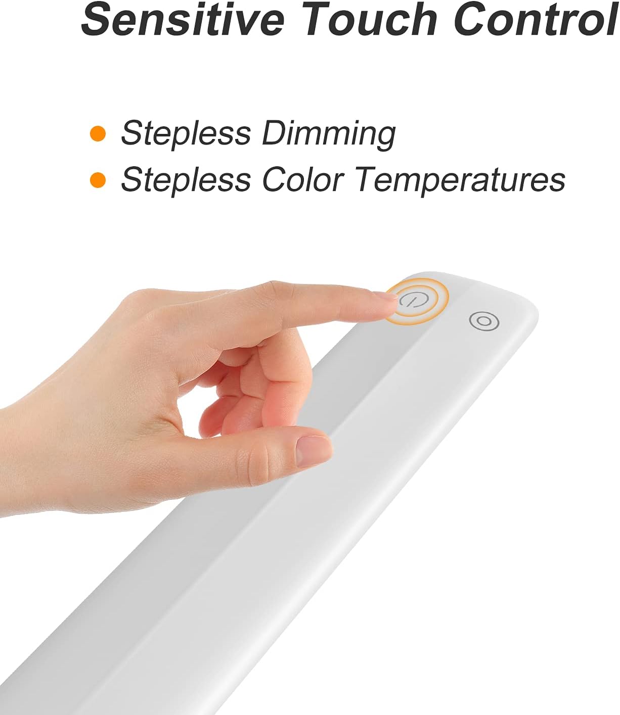 YOUKOYI LED Desk Lamp with Clamp,Flexible Gooseneck Architect Table Lamp - 5 Brightness Levels & 4 Color Modes, Touch