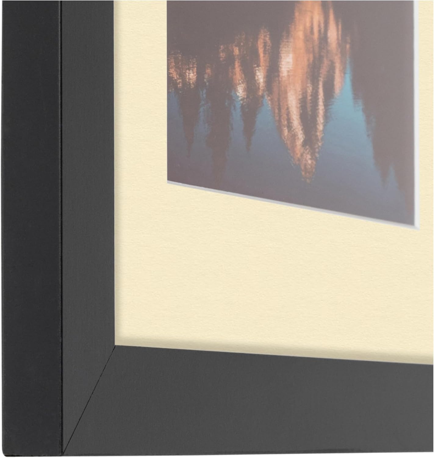 ArtToFrames Collage Picture Frame 3 Opening 3-5x7 Photo Frame | Made in USA | Black Frame Cream and Black Mats | Wall
