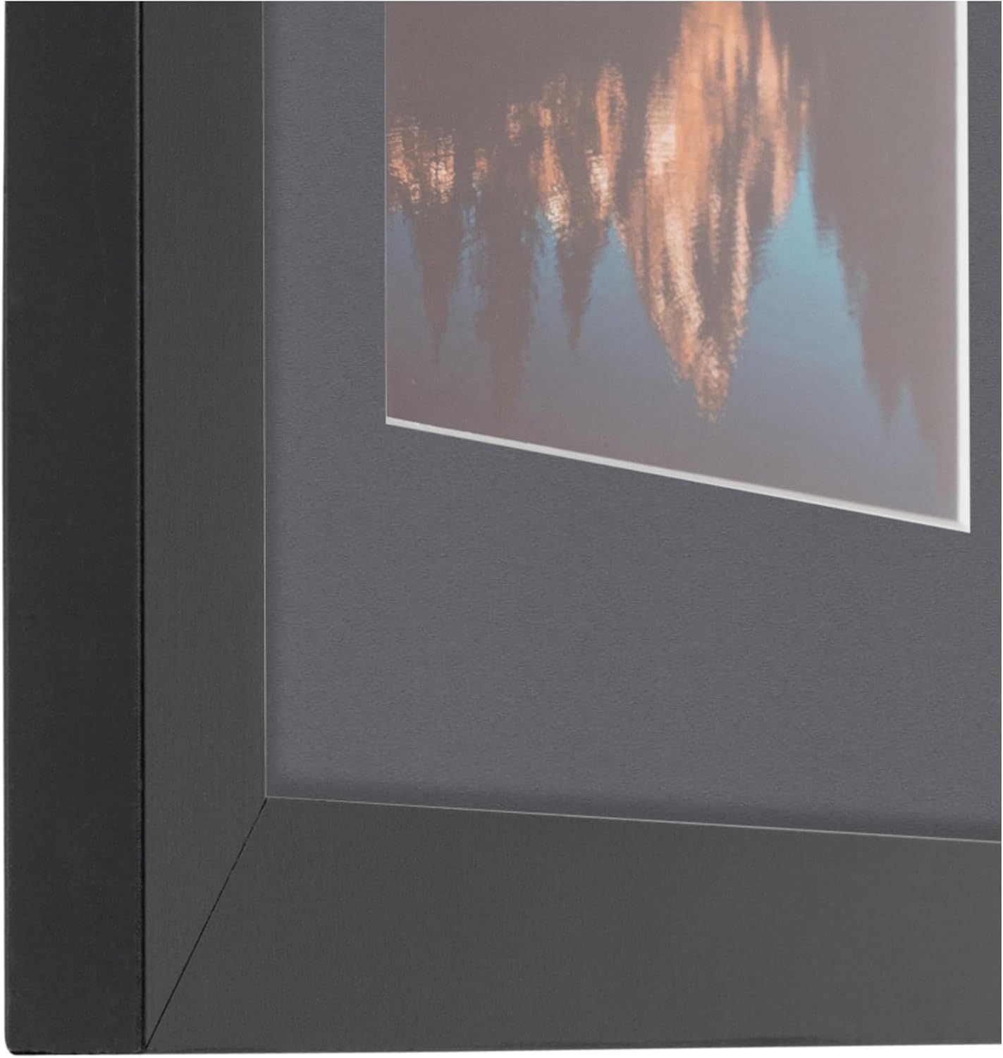ArtToFrames Collage Picture Frame 3 Opening 3-5x7 Photo Frame | Made in USA | Black Frame Mountain Grey and Black Mats