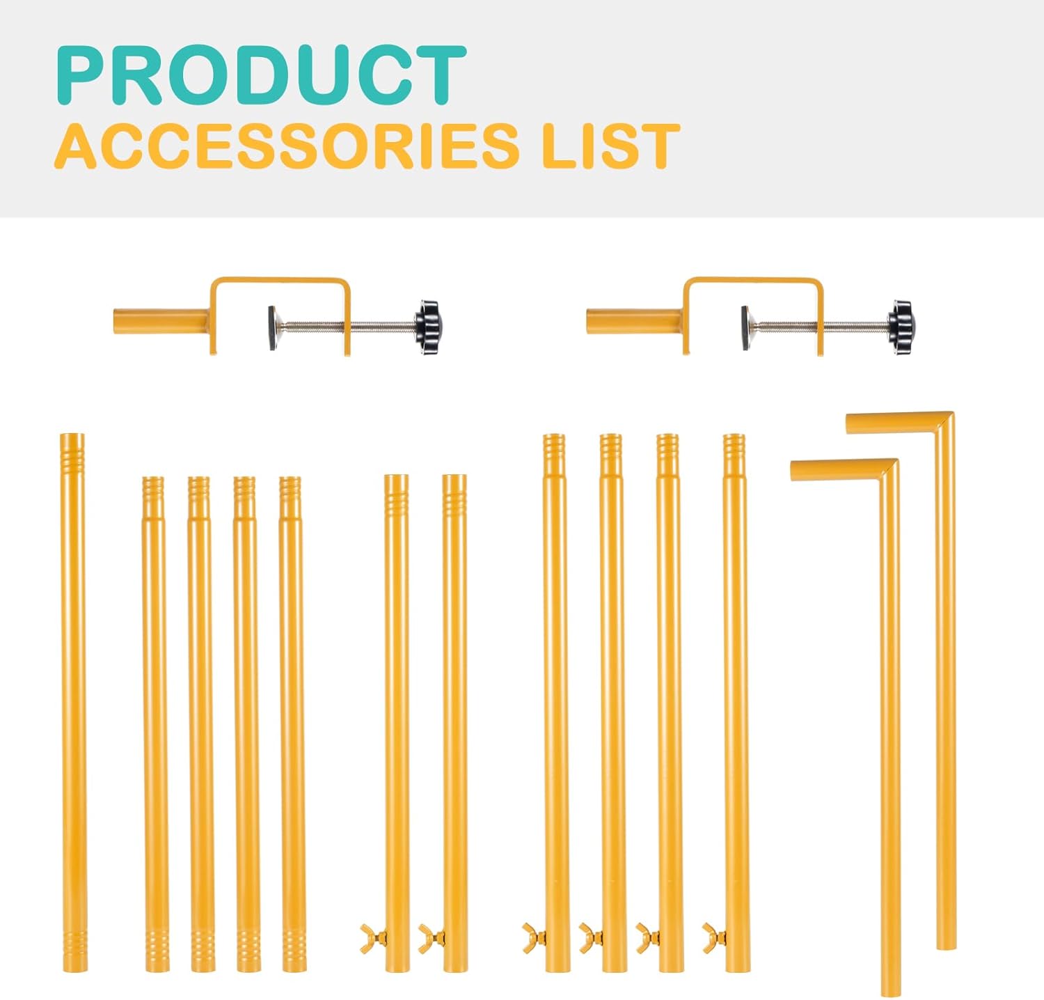 Over The Table Artificial Plants & Greenery Decor Rod Stand / Gold