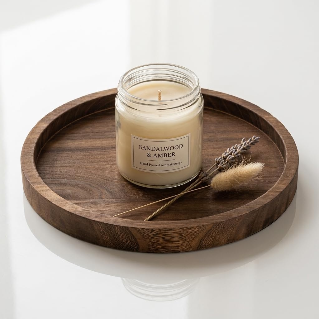Small Rustic Trays / Rustic-round