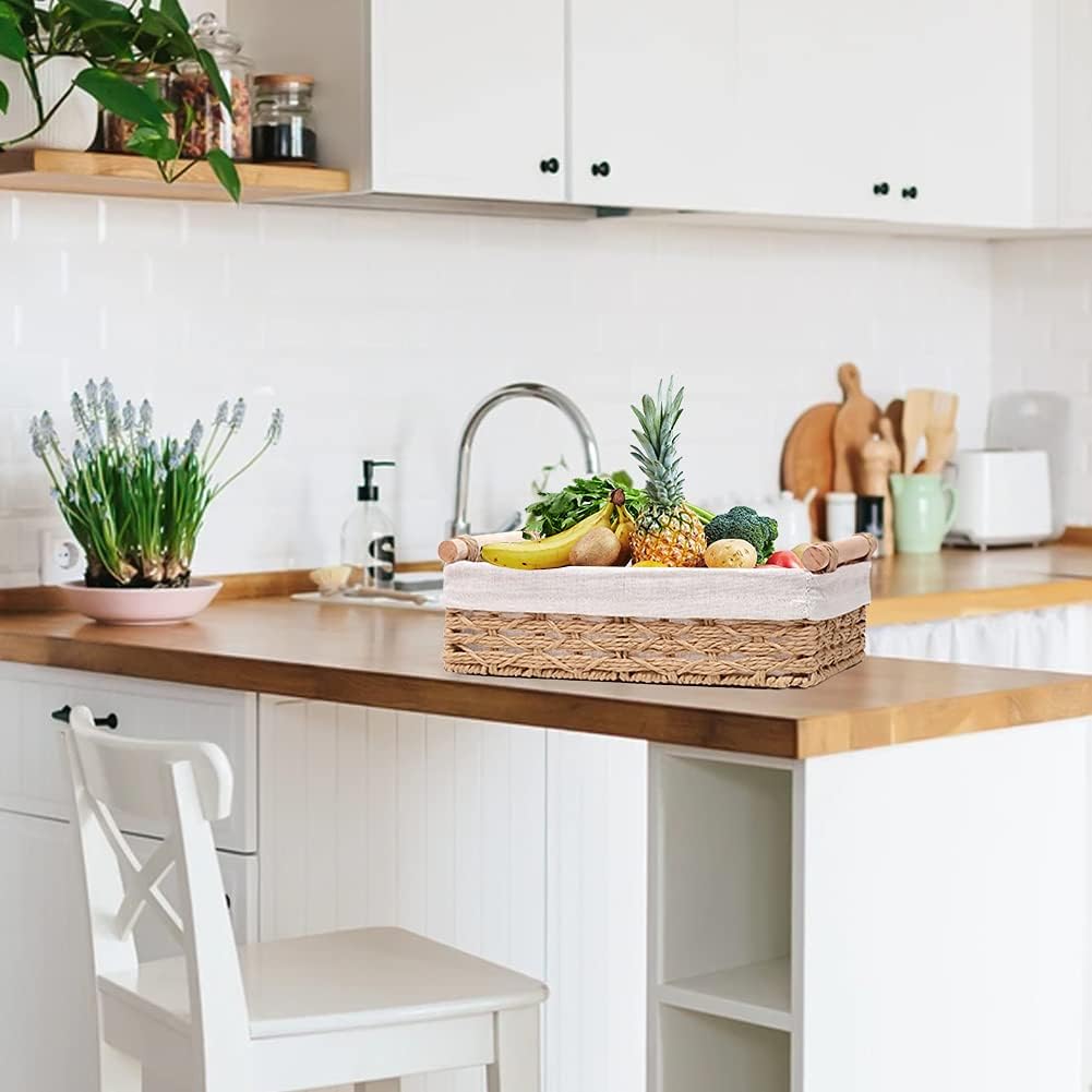 Wicker Baskets for Organizing / Beige