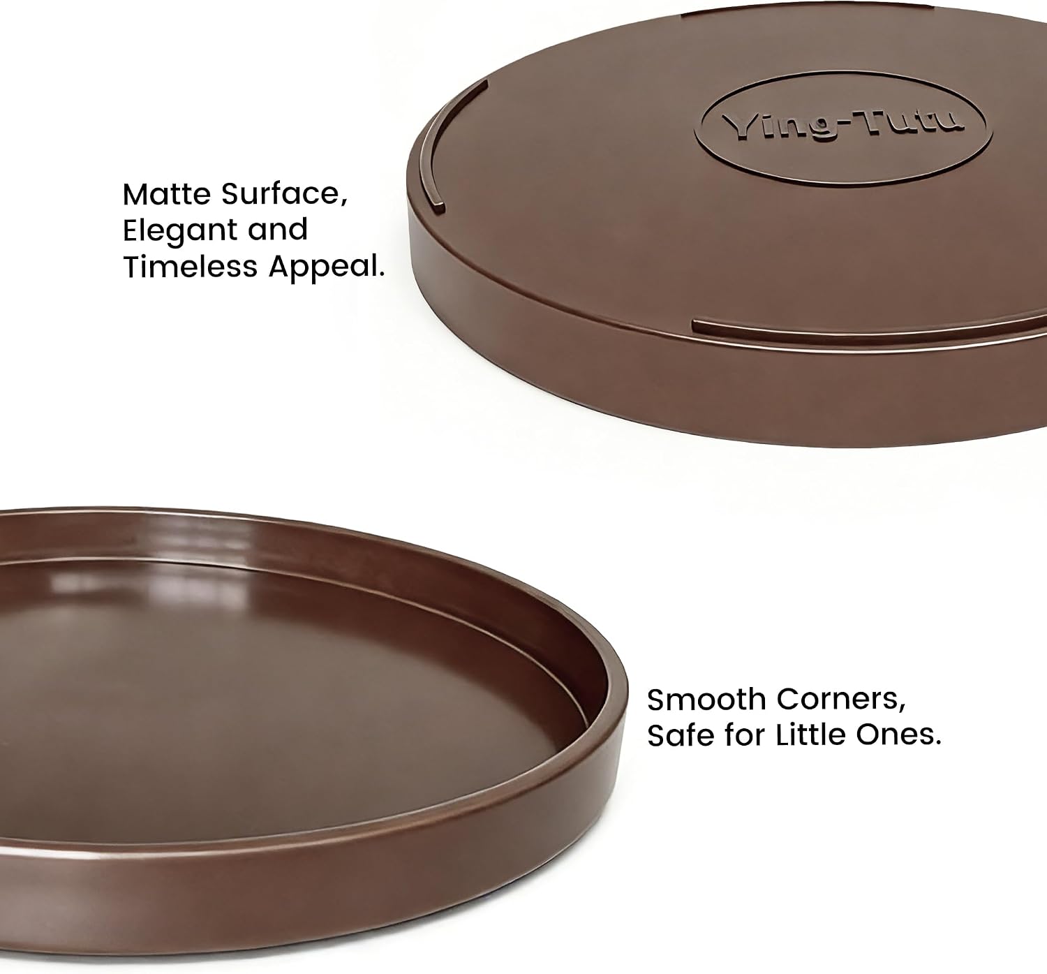 Candles / Bathroom and Vanity Tray / 9 / Brown / Set of 2