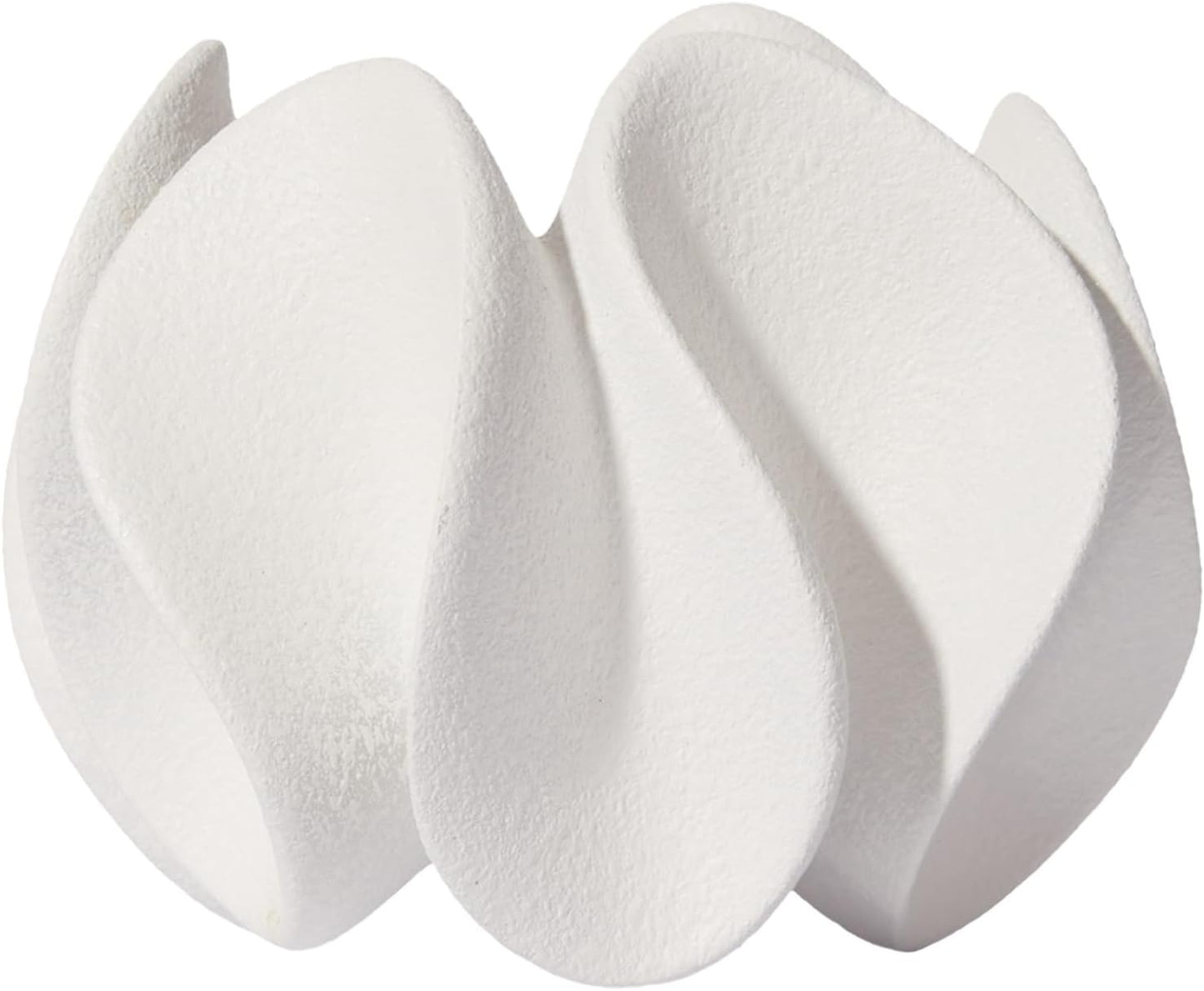 Modern White Textured Art Statue / Pure White