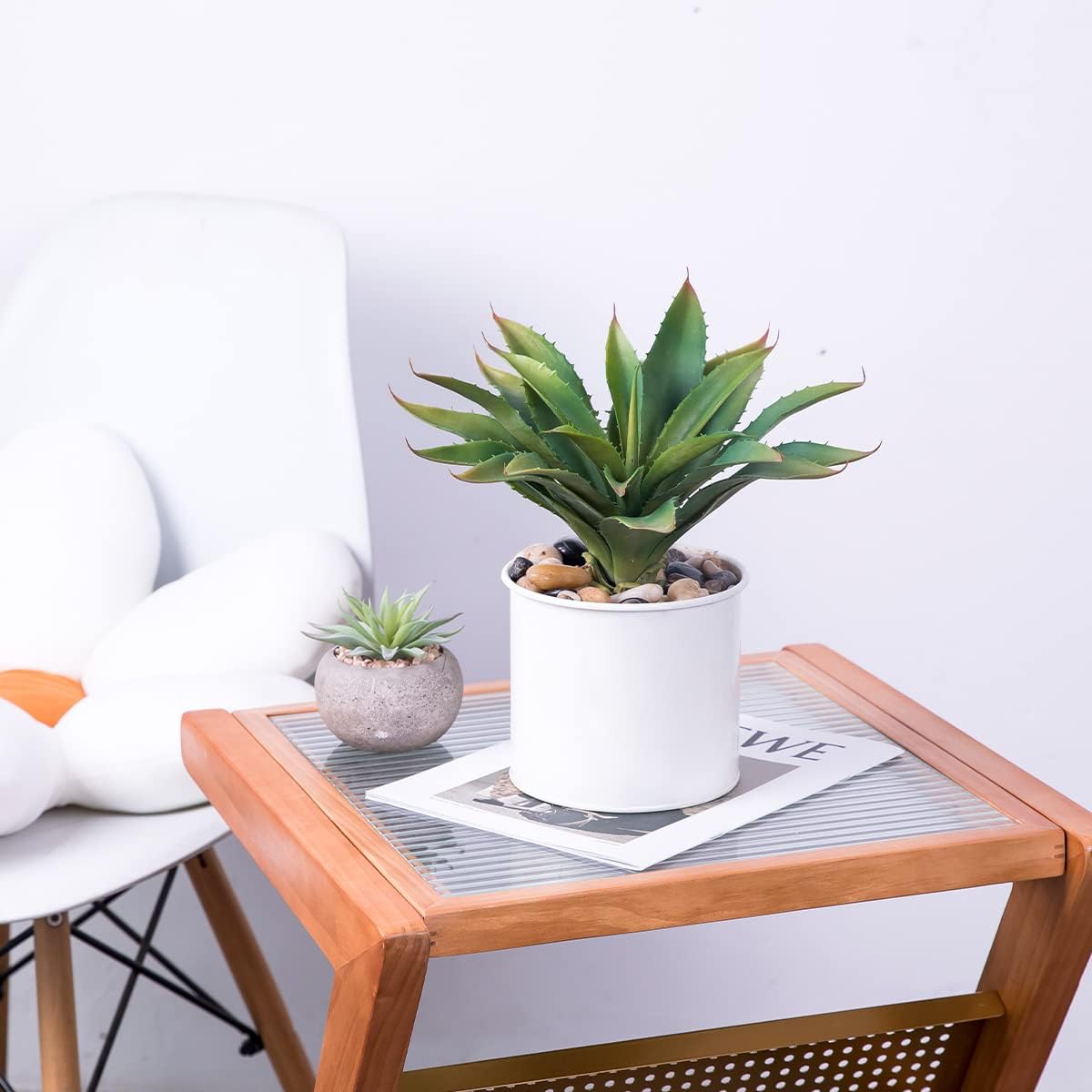 Succulents Plants Artificial Aloe Plant / Unpotted Large Succulent - Green / Succulent / 12.5 Inch
