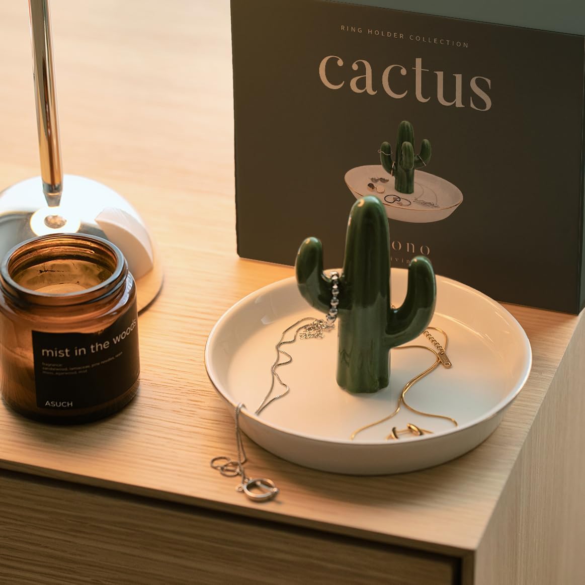 Jewelry Holder and Ring Dish / Cactus