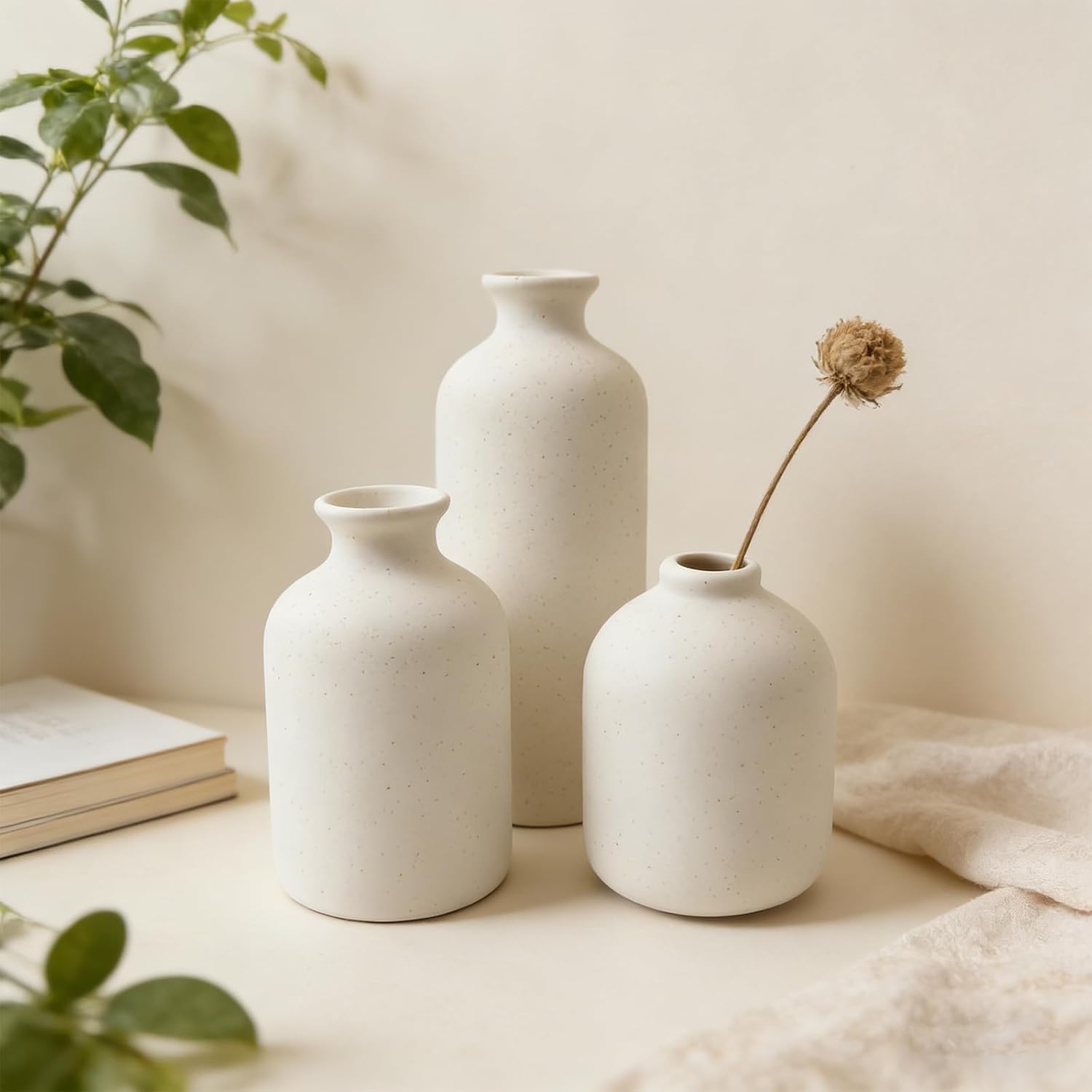 Ceramic Vase Setamic Vase Set / White