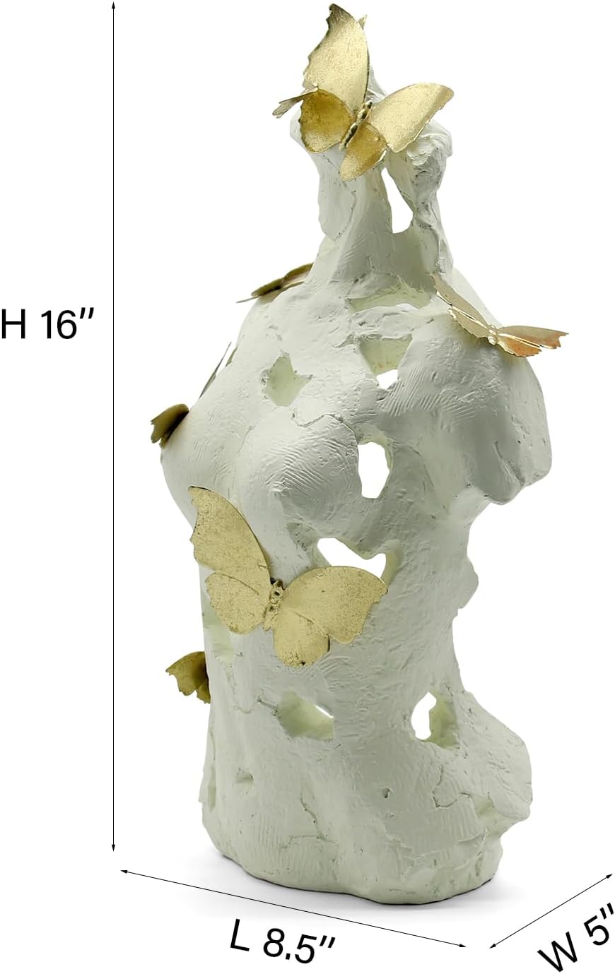 Aphrodite Statue / Body Figurine Art Decor / Beige
