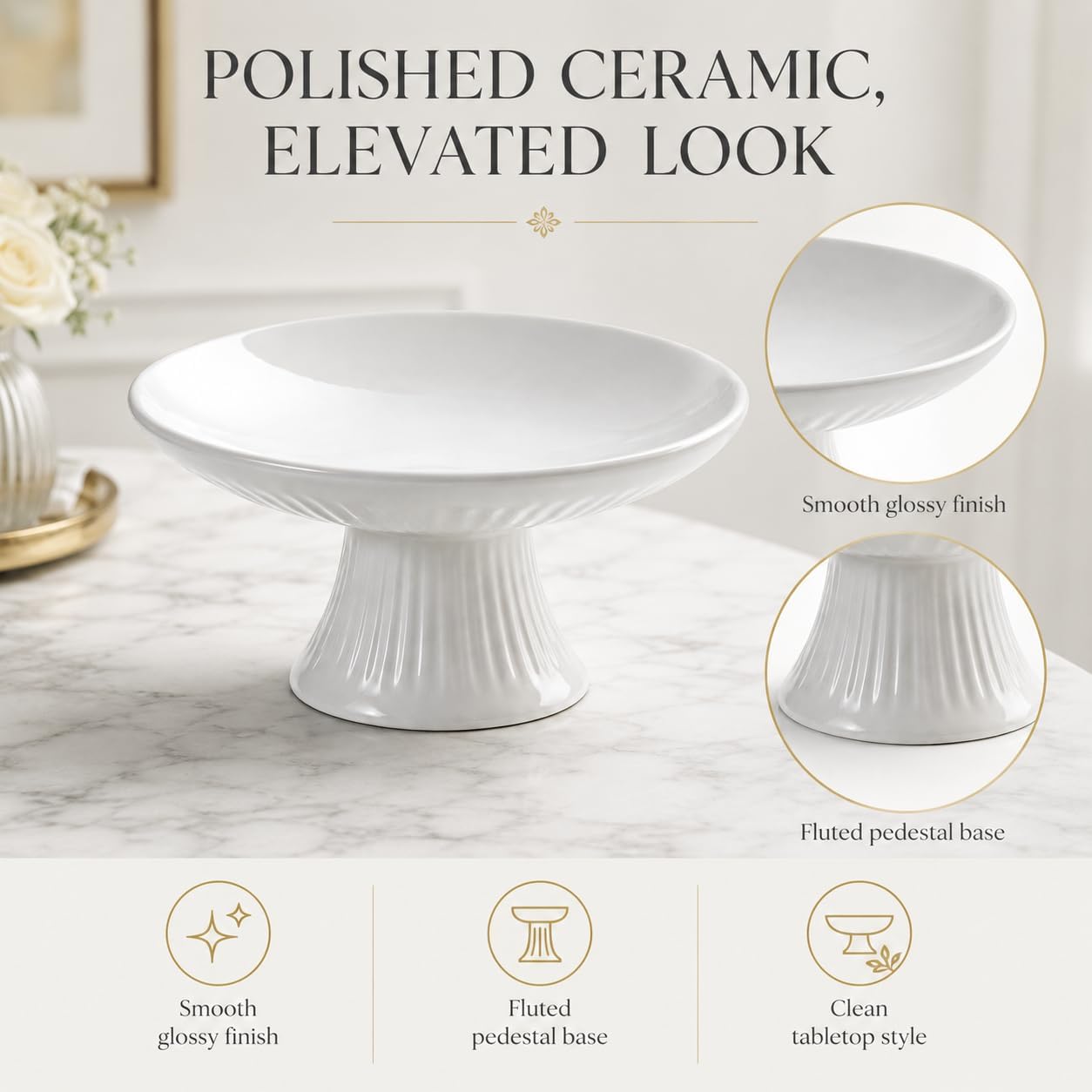 Ceramic Vanity Jewelry Dish