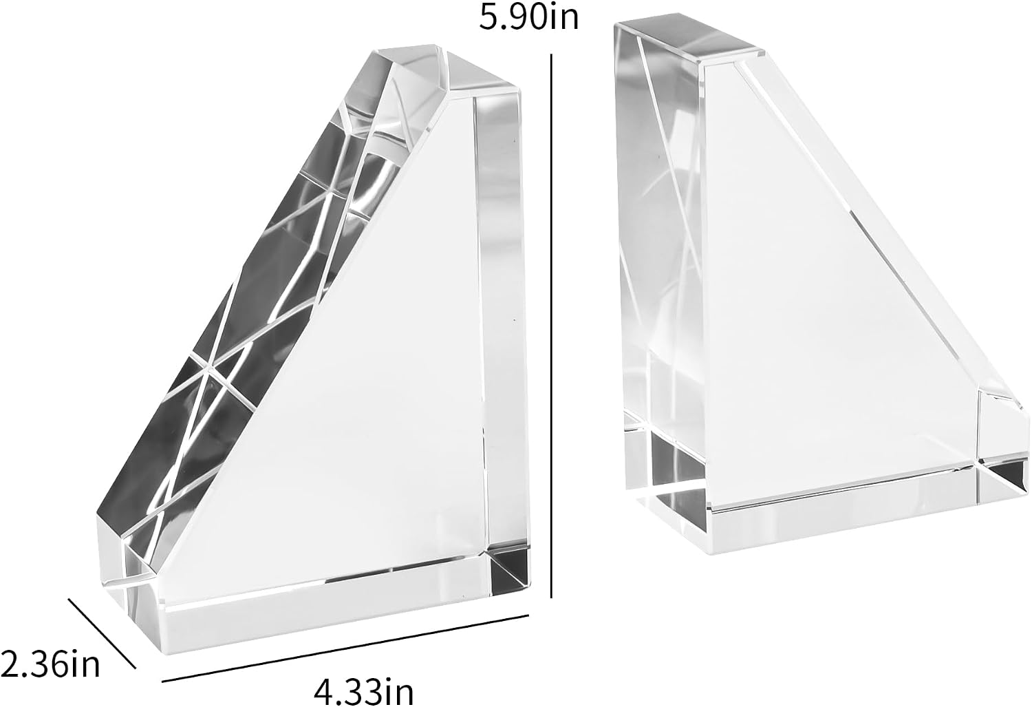 Modern Book Holders Stopper / Set of 2