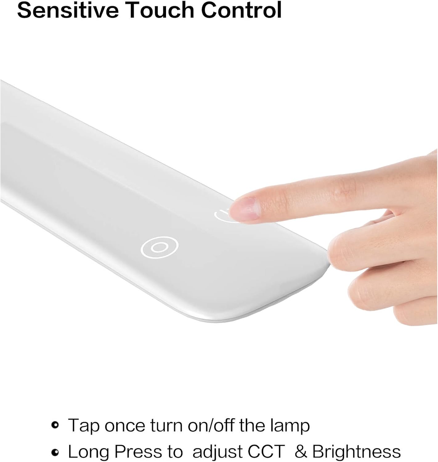 LED Desk Lamp With Clamp, 10W Gooseneck Lamps Touch Control,Swing Arm Clamp Lamp, Architect Clamp Desk Lamp