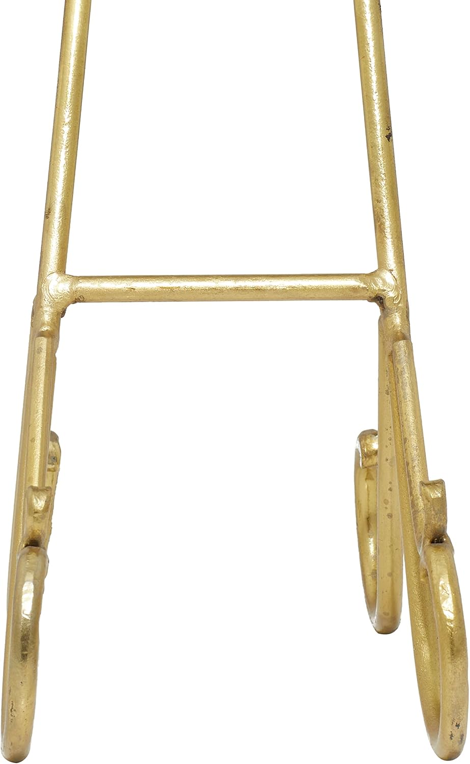 Deco 79 Metal Display Easel Scroll Tabletop Easel, set of 3 Display Stand 5" x 10" x 14", Multi Colored