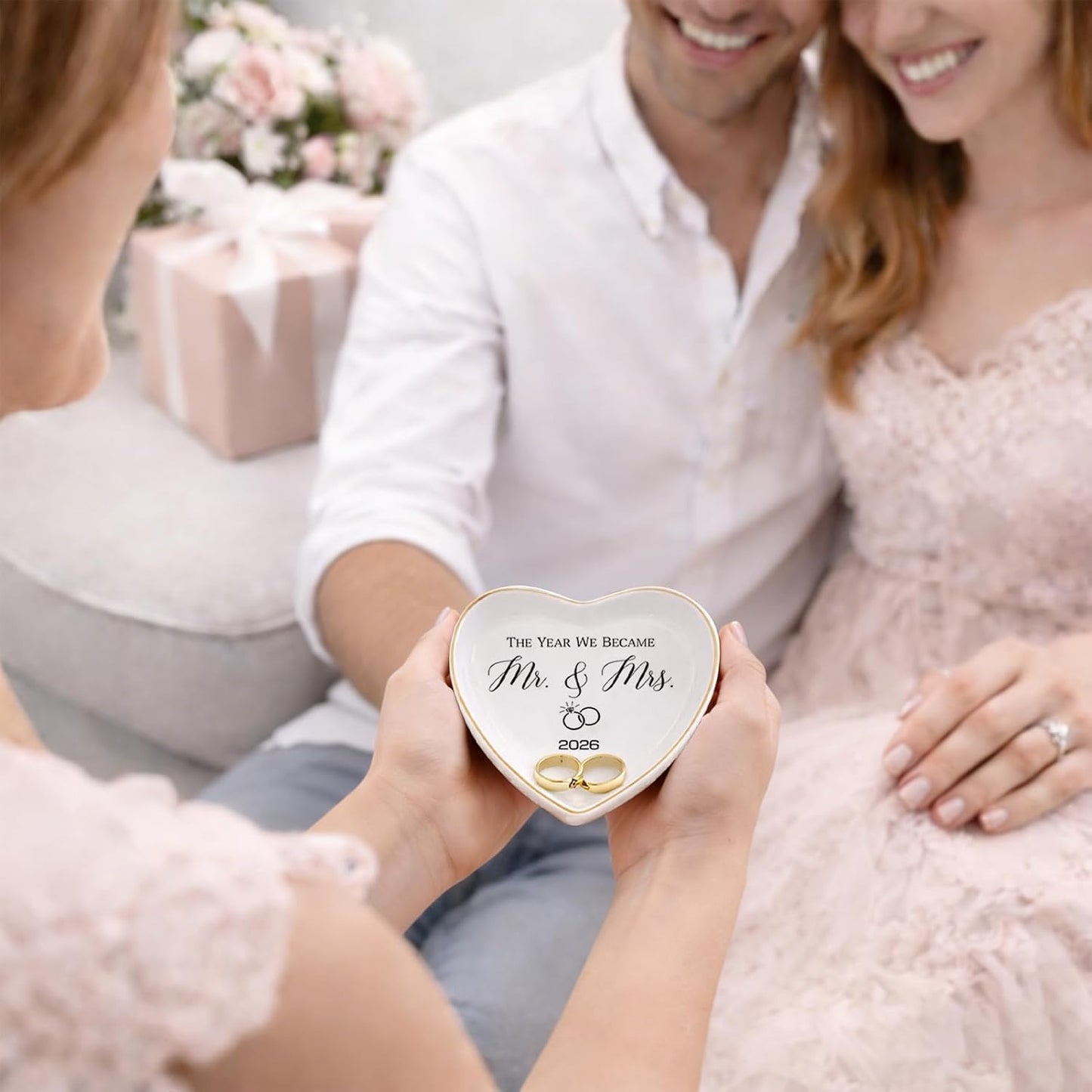Ceramic Ring Dish / The Year We Became Mr & Mrs 2026