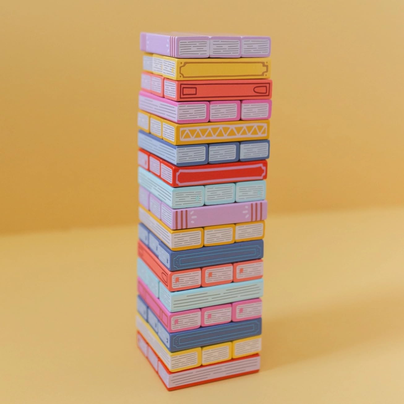 Tumbling Book Stack Game / Set of 51
