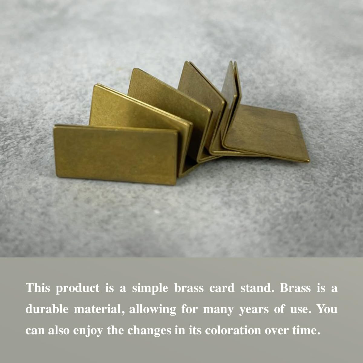 B-Faith Place Card Holders Gold Brass 20Pcs Regular size Vintage Finish Table Card Holder Antique Small Table Card