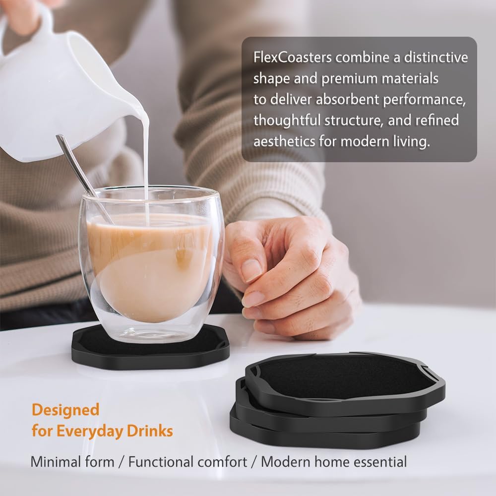 Holder / Built-in Leak / 01. Black / Set of 6