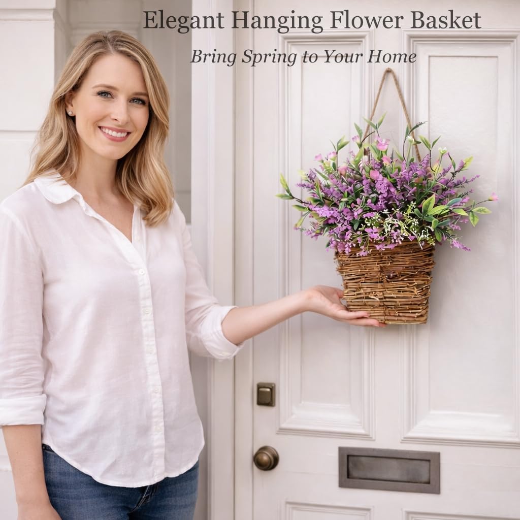 Artificial Seasonal Flowers Hanging / Wildflower