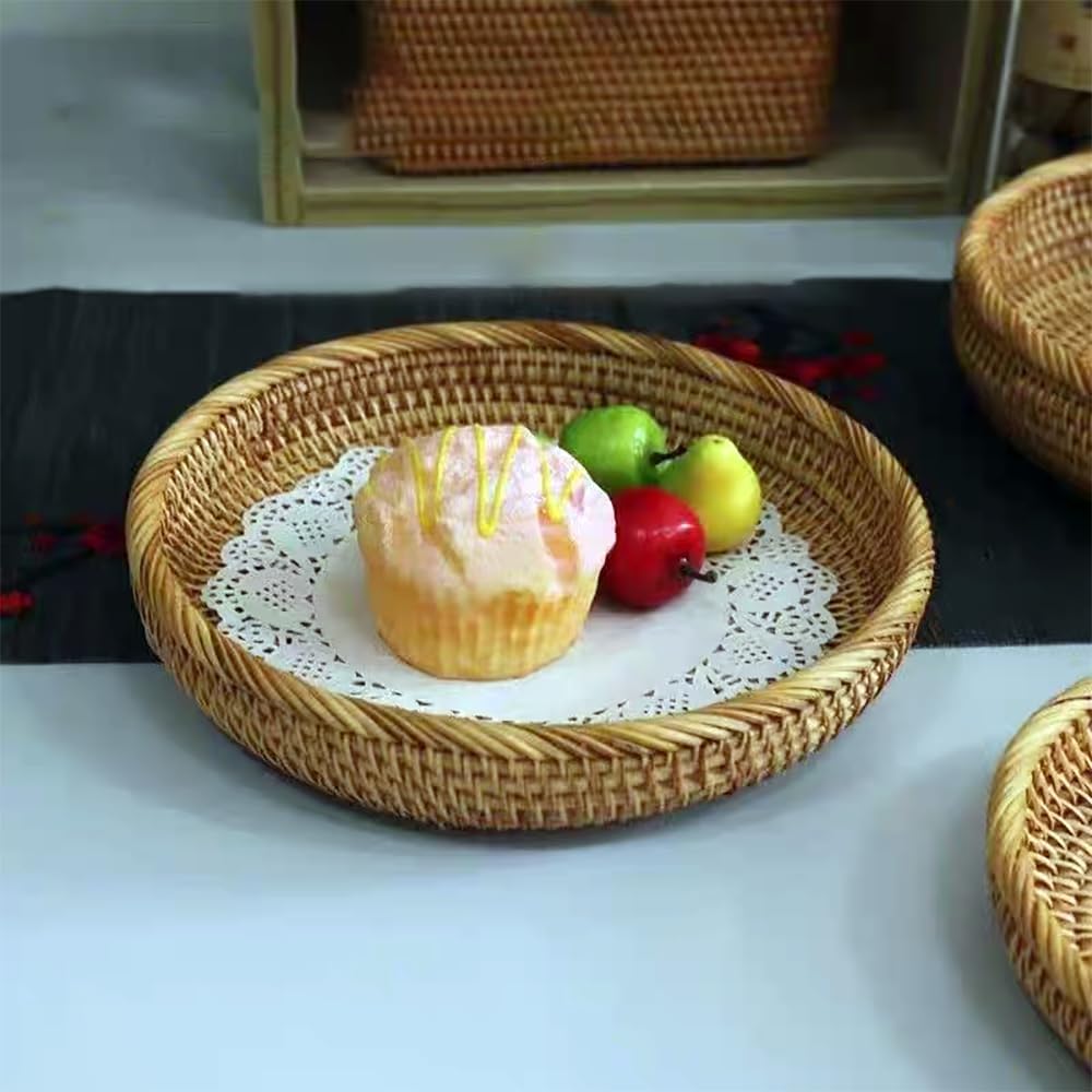 Rattan Keys Tray / Medium